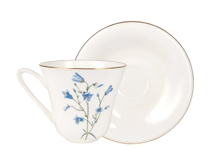 Чашка с блюдцем чайная форма Сад рисунок Колокольчик арт. 81.26757.00.1, 