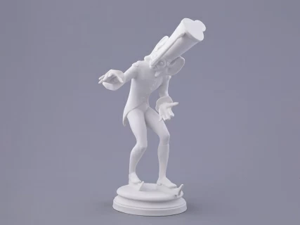 Скульптура в подарочной упаковке, форма Карнавал 1, рисунок Белый, арт. 81.33713.00.1, 