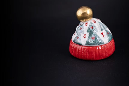 Шкатулка Детская шапочка, рисунок Ёлки, арт 60.16410.00.1