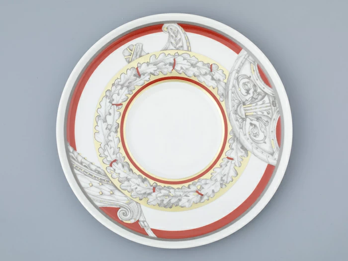 Бокал с блюдцем в подарочной упаковке, форма Гранд, рисунок Полководцы России Федор Ушаков, арт. 81.32433.00.1,  Бокал с блюдцем в подарочной упаковке, форма Гранд, рисунок Полководцы России Федор Ушаков, арт. 81.32433.00.1,