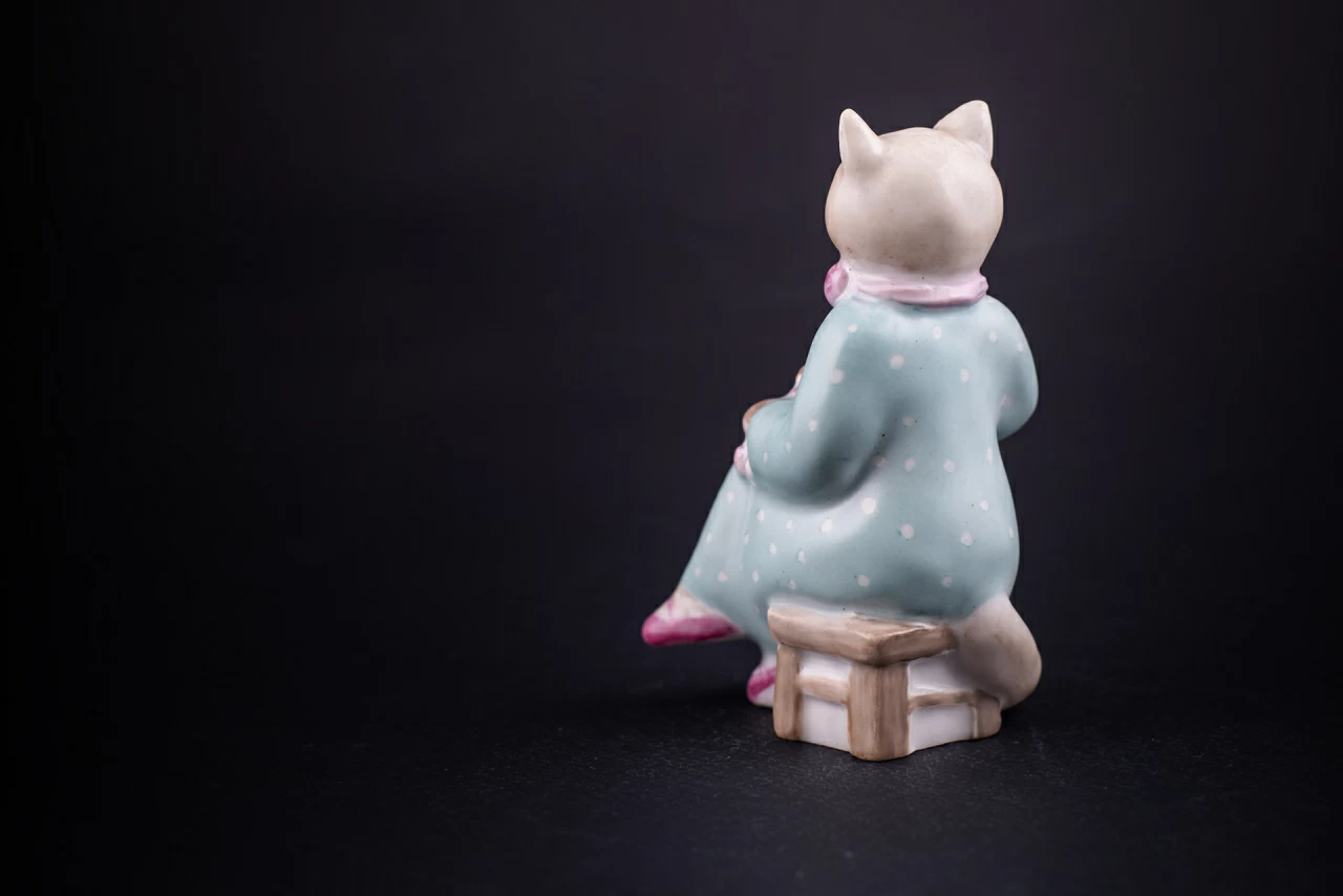 Скульптура Кошка-нянька, рисунок Колыбельная, арт 62.21783.00.1, 