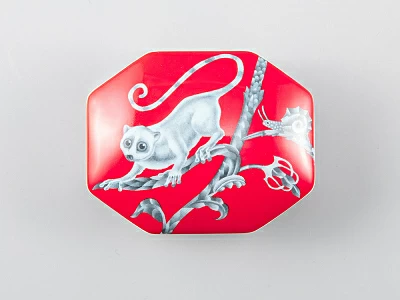 Туалетная коробочка Лямурия красный  арт. 80.37610.00.1