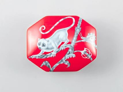 Туалетная коробочка Лямурия красный  арт. 80.37610.00.1, 