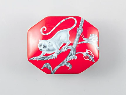 Туалетная коробочка Лямурия красный  арт. 80.37610.00.1