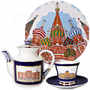 Москва и Петербург в фарфоре
