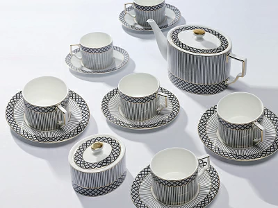 Сервиз чайный на 6 персон 14 предметов форма Элегия рисунок Elegant, арт. 81.34728.00.1