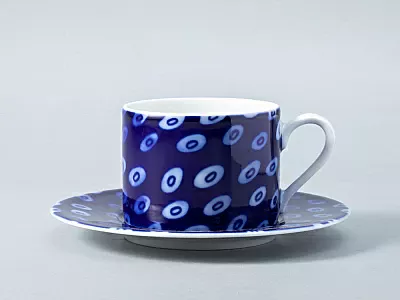 Чашка с блюдцем форма Соло рисунок Реки России. Амур арт. 81.28754.00.1