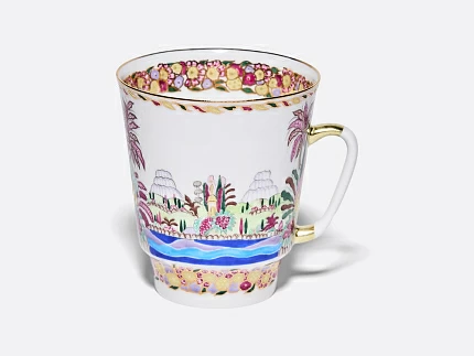 Чашка с блюдцем кофейная 165 мл.,  форма Майская, рисунок Голубое озеро арт. 81.13568.00.1