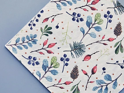 Салфетки бумажные, рисунок Календа, 33х33 см, 20 шт, арт 14.00973.05