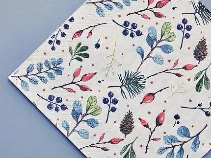 Салфетки бумажные, рисунок Календа, 33х33 см, 20 шт, арт 14.00973.05