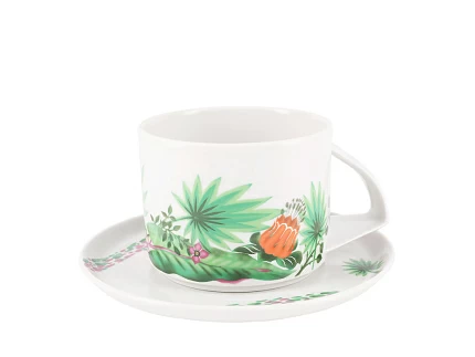 Сервиз чайный форма Баланс рисунок Джангл, 6 персон 14 предметов арт. 81.28664.00.1 Сервиз чайный форма Баланс рисунок Джангл, 6 персон 14 предметов арт. 81.28664.00.1