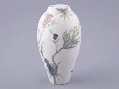 Ваза форма Лилия рисунок Репейник, арт. 80.48116.00.1