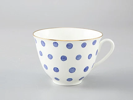 Чашка с блюдцем чайная форма Весенняя рисунок Polka dot арт. 81.28727.00.1 Чашка с блюдцем чайная форма Весенняя рисунок Polka dot арт. 81.28727.00.1
