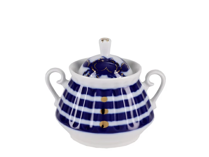 Сервиз чайный форма Лучистая рисунок Морские звезды, 6 персон 14 предметов, арт. 81.28139.00.1, 