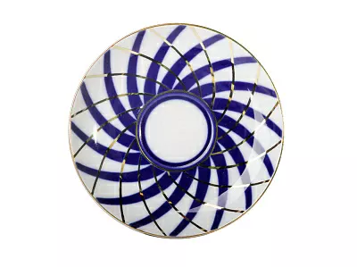 Чашка с блюдцем чайная 250 мл форма Весенняя рисунок Тодес арт. 81.14748.00.1