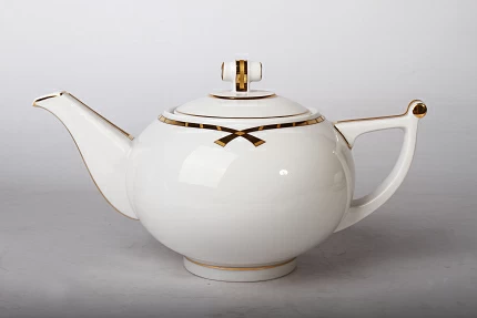 Чайник форма Кострома рисунок Золото на белом арт. 60.05113.00.5 Чайник форма Кострома рисунок Золото на белом арт. 60.05113.00.5