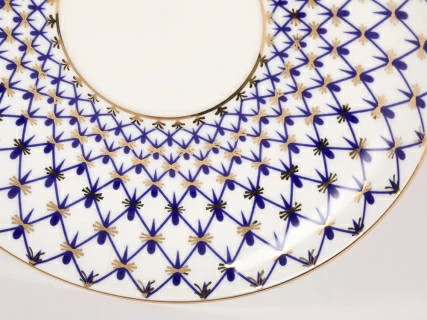 Сервиз чайный форма Юлия рисунок Кобальтовая сетка, 6 персон 14 предметов арт. 81.26236.00.1, 