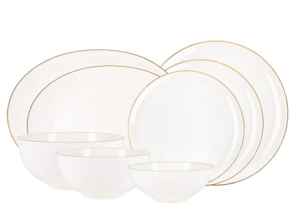 Сервиз столовый форма Восточная рисунок Золотая лента 6 персон 24 предмета арт. 81.27126.00.1, 