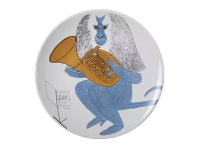 Декоративная тарелка 195 Эллипс Трио.Труба арт. 80.82448.00.1