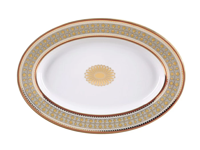 Блюдо овальное 360 мм форма Европейская 2 рисунок Бельведер арт. 80.96535.00.1, 