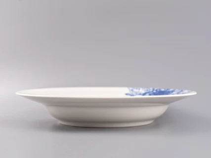 Тарелка 220 мм форма Глубокая, рисунок Гарден, арт. 80.99826.00.1, 