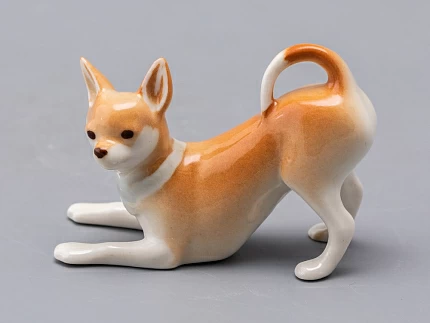 Скульптура Чихуахуа играющий Чара арт. 82.83950.00.1