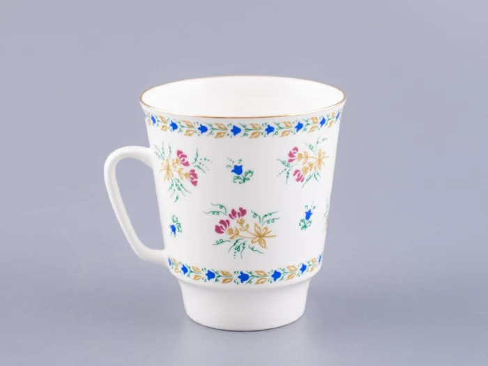 Чашка с блюдцем кофейная форма Майская рисунок Голубой колокольчик с отводкой арт. 81.14021.00.1, 