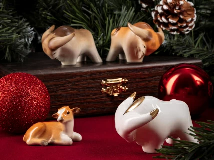 Скульптура форма Бык (з.з.) рисунок Рыжий арт. 82.64364.00.1, 