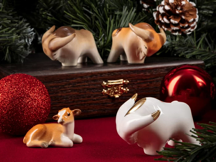 Скульптура форма Бык (з.з.) рисунок Рыжий арт. 82.64364.00.1, 