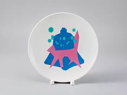 Декоративная тарелка в подарочной упаковке 195 мм, форма Эллипс рисунок Magic cat 4, арт. 81.29506.00.1