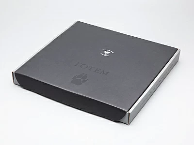 Декоративная тарелка 300 мм в подарочной упаковке, форма Эллипс 2, рисунок Тотем Тигр арт. 81.30083.00.1