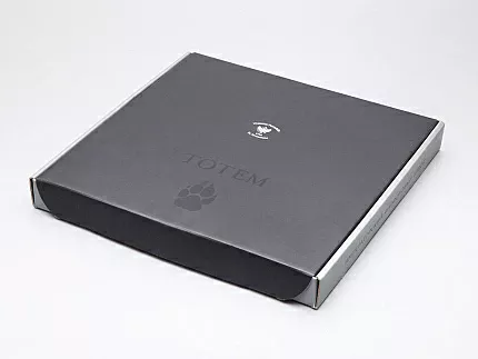 Декоративная тарелка 300 мм в подарочной упаковке, форма Эллипс 2, рисунок Тотем Тигр арт. 81.30083.00.1