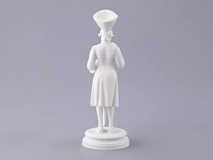 Скульптура в подарочной упаковке, форма Карнавал 2, рисунок Белый, арт. 81.33714.00.1