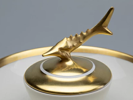 Подарочный набор стопки и икорница рис. Коттеджный арт. 81.30558.00.1