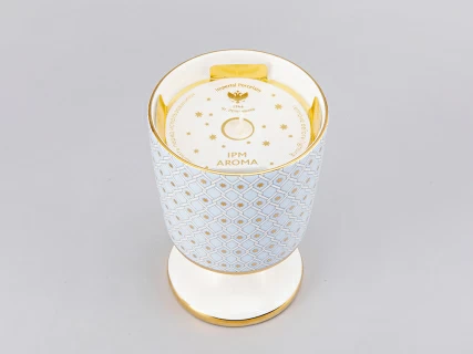 Подарочный Набор Свеча ароматическая рисунок Азур 2 аромат Ваниль Пачули арт. 81.32057.00.1, 