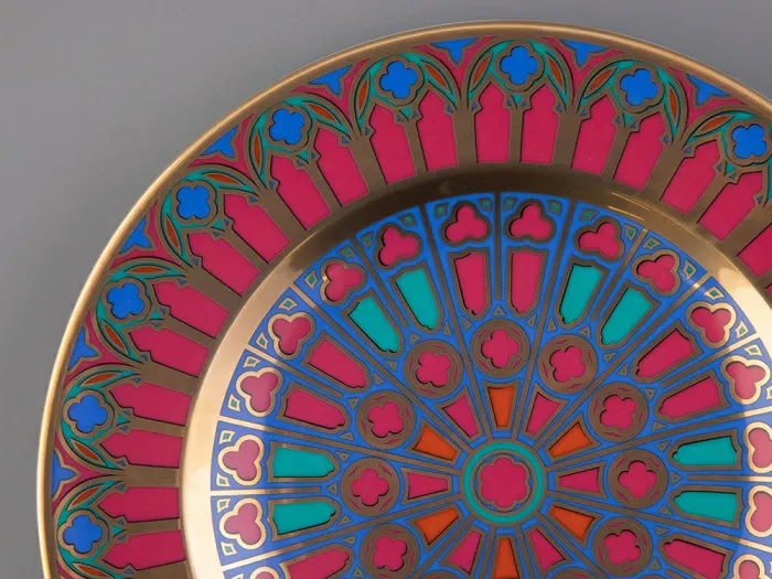 Тарелка декоративная 270 мм Европейская, в подарочной упаковке, рисунок Готическая 5 арт. 81.27132.00.1, 