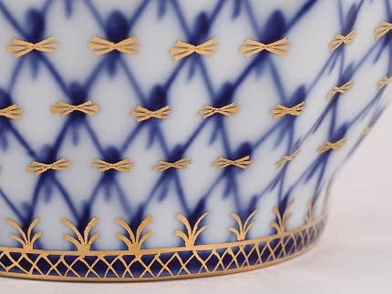 Кофейник Тюльпан Кобальтовая сетка 1200 мл арт. 80.00233.00.1 Кофейник Тюльпан Кобальтовая сетка 1200 мл арт. 80.00233.00.1