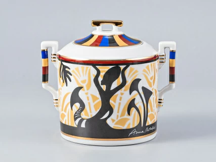 Сервиз чайный форма Гербовая рисунок Анна Нетребко, 6 персон 15 предметов, арт. 81.24966.00.1, 