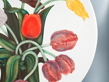 Блюдо декоративное 450 мм, форма Круглая, рисунок Весна. Тюльпаны, арт 80.88175.00.1 Блюдо декоративное 450 мм, форма Круглая, рисунок Весна. Тюльпаны, арт 80.88175.00.1