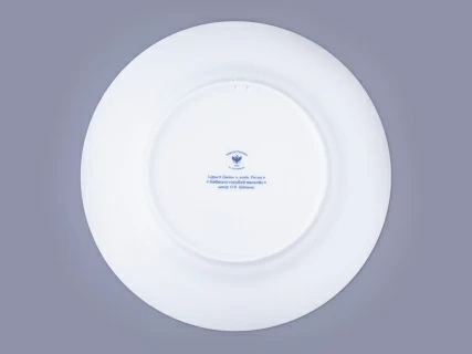 Тарелка декоративная в подарочной упаковке 270 мм, форма Европейская, рисунок Небесно-голубой василек, арт. 81.32667.00.1, 