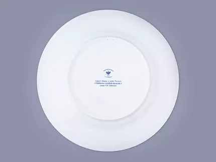 Тарелка декоративная в подарочной упаковке 270 мм, форма Европейская, рисунок Небесно-голубой василек, арт. 81.32667.00.1