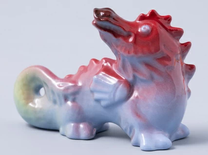 Скульптура Дракон №2 синий Успех арт. 82.44944.00.1, 