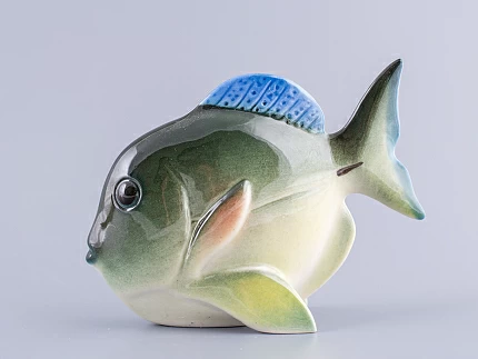 Скульптура форма Рыба-бабочка малого размера рисунок Зеленый, арт. 82.50094.00.1