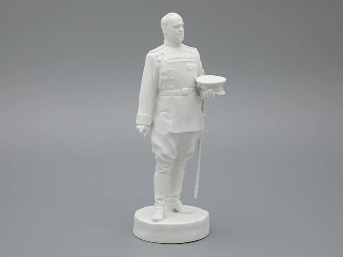 Скульптура Маршал Жуков Г.К., в подарочной упаковке, Белый бисквит, арт. 81.33453.00.1, 