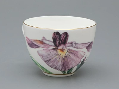 Чашка с блюдцем L’Art des Fleurs в подарочной упаковке, форма Весенняя 2, рисунок Роузи, арт 81.33402.00.1