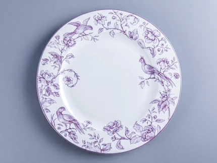 Тарелка мелкая 270 мм форма Европейская рисунок Monplaisir Violet, арт. 80.37453.00.5