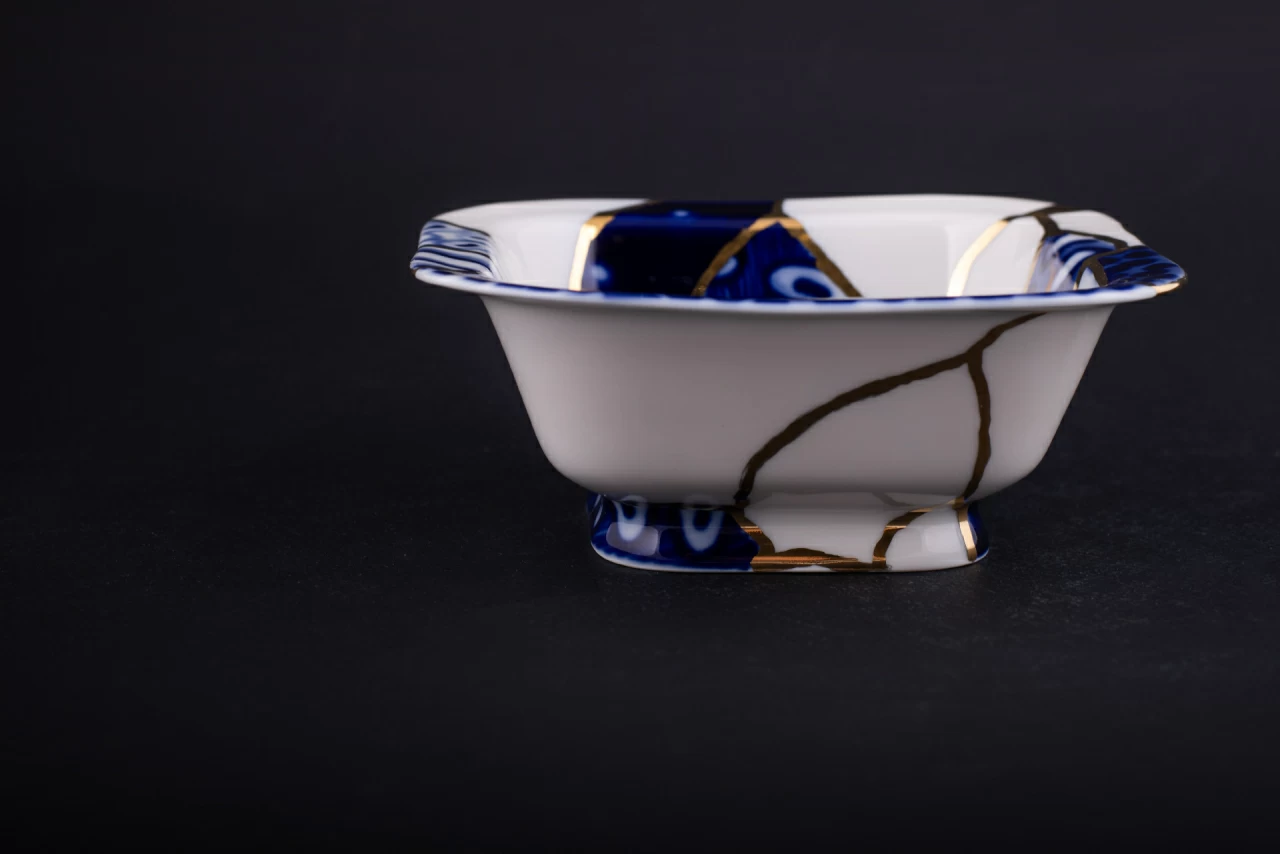 Салатник 350 мл рисунок Байкал, на форме Молодежная арт 60.14036.00.1, 