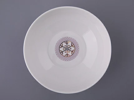 Салатник 200 мм, форма Утро, рисунок Морозный январь красная, арт. 80.48361.00.1 Салатник 200 мм, форма Утро, рисунок Морозный январь красная, арт. 80.48361.00.1