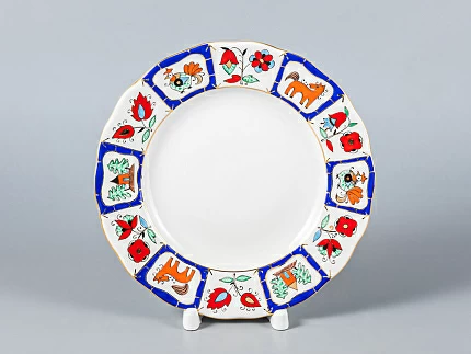 Сервиз чайный форма Тюльпан рисунок Русский лубок, 6 персон 20 предметов, арт. 81.20958.00.1 Сервиз чайный форма Тюльпан рисунок Русский лубок, 6 персон 20 предметов, арт. 81.20958.00.1