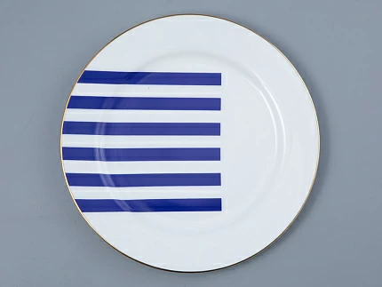 Тарелка плоская 200 мм Стандартная-2 рисунок Да и нет Синий арт. 80.44734.00.1